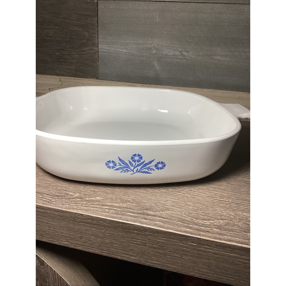 Vintage Corning Ware P-9-B Blue Cornflower 9" Square Casserole Dish NO LID
